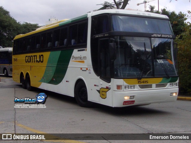 Empresa Gontijo de Transportes 15415 na cidade de São Paulo, São Paulo, Brasil, por Emerson Dorneles. ID da foto: 7728046.