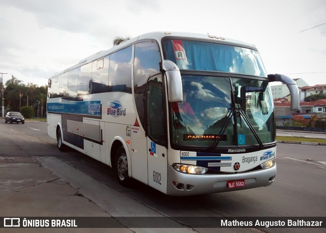 Auto Viação Bragança 6002 na cidade de Bragança Paulista, São Paulo, Brasil, por Matheus Augusto Balthazar. ID da foto: 7727759.