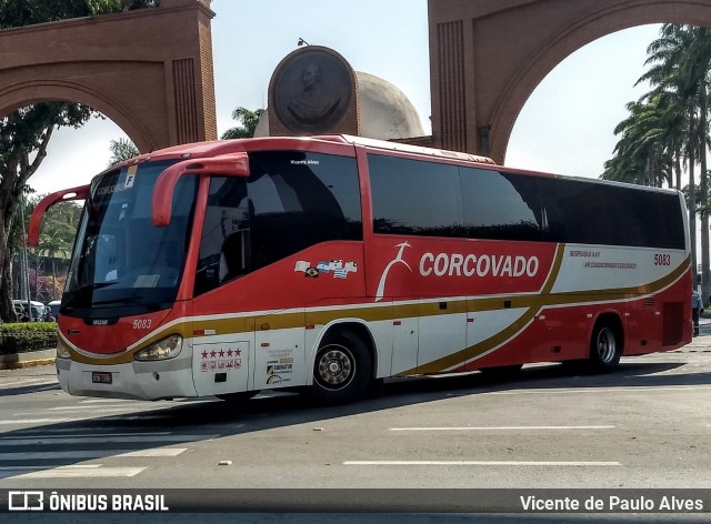 Corcovado Turismo 5083 na cidade de Aparecida, São Paulo, Brasil, por Vicente de Paulo Alves. ID da foto: 7730844.