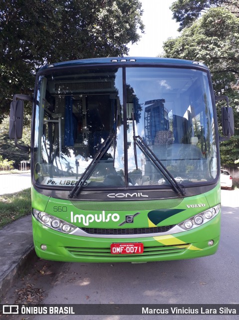 Impulso Turismo e Transportes 560 na cidade de Divinópolis, Minas Gerais, Brasil, por Marcus Vinicius Lara Silva. ID da foto: 7730813.