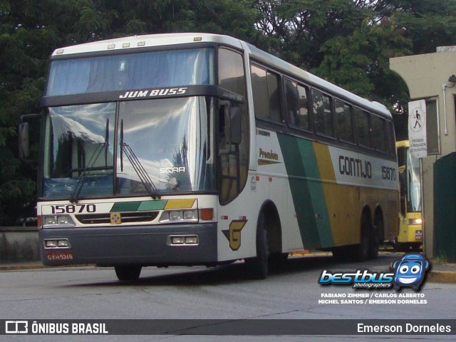 Empresa Gontijo de Transportes 15870 na cidade de São Paulo, São Paulo, Brasil, por Emerson Dorneles. ID da foto: 7727981.