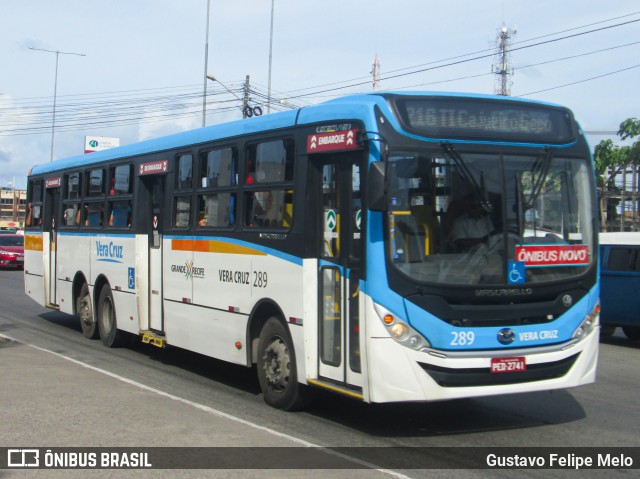 Expresso Vera Cruz 289 na cidade de Jaboatão dos Guararapes, Pernambuco, Brasil, por Gustavo Felipe Melo. Número da foto: #7727921.