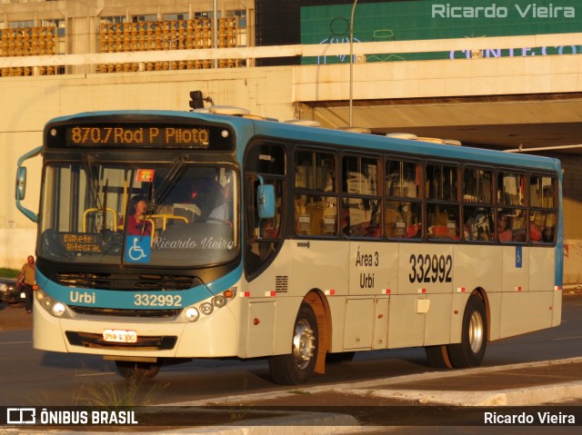 Urbi Mobilidade Urbana 332992 na cidade de Brasília, Distrito Federal, Brasil, por Ricardo Vieira. ID da foto: 7728396.