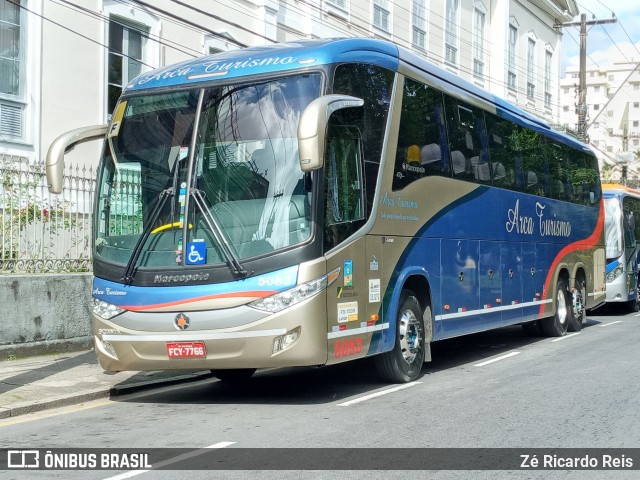 Arca Turismo 5083 na cidade de Petrópolis, Rio de Janeiro, Brasil, por Zé Ricardo Reis. ID da foto: 7729421.