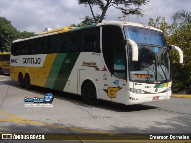 Empresa Gontijo de Transportes 14140 na cidade de São Paulo, São Paulo, Brasil, por Emerson Dorneles. ID da foto: 7727974.