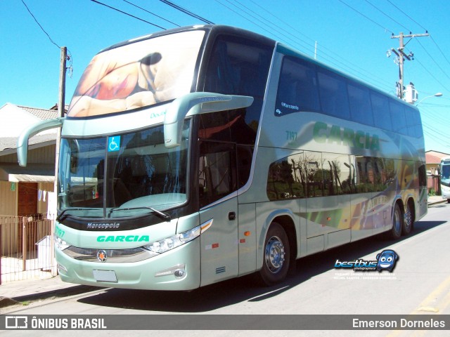 Viação Garcia 7197 na cidade de Caxias do Sul, Rio Grande do Sul, Brasil, por Emerson Dorneles. Número da foto: #7728068.