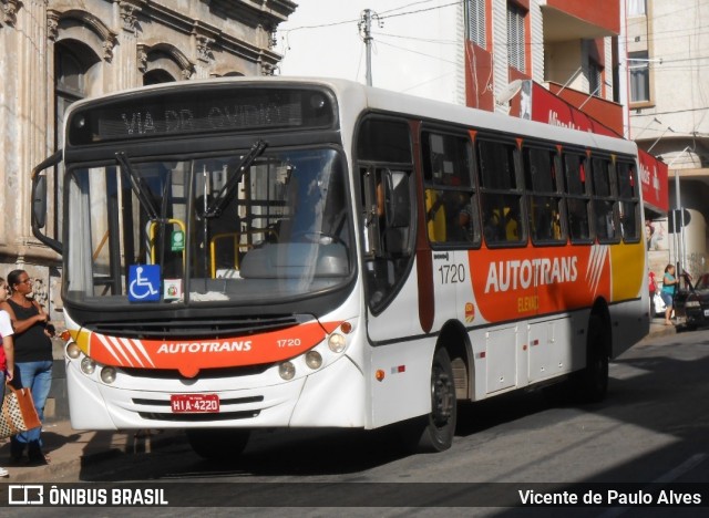 Autotrans > Turilessa 1720 na cidade de Itaúna, Minas Gerais, Brasil, por Vicente de Paulo Alves. Número da foto: #7730740.