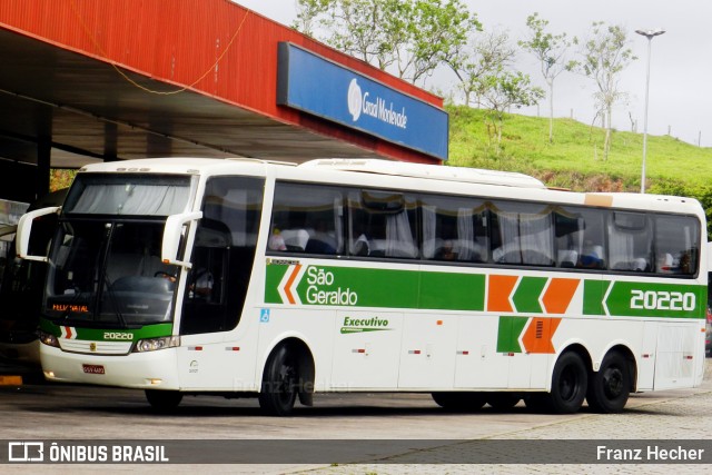 Cia. São Geraldo de Viação 20220 na cidade de João Monlevade, Minas Gerais, Brasil, por Franz Hecher. Número da foto: #7728194.