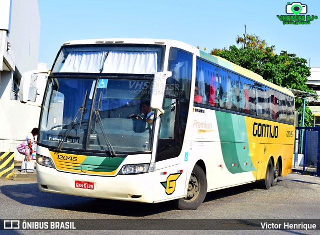 Empresa Gontijo de Transportes 12045 na cidade de Rio de Janeiro, Rio de Janeiro, Brasil, por Victor Henrique. ID da foto: 7729581.