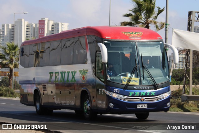 Fenix Pullman Internacional 673 na cidade de Coquimbo, Elqui, Coquimbo, Chile, por Araya Daniel . Número da foto: #7730568.