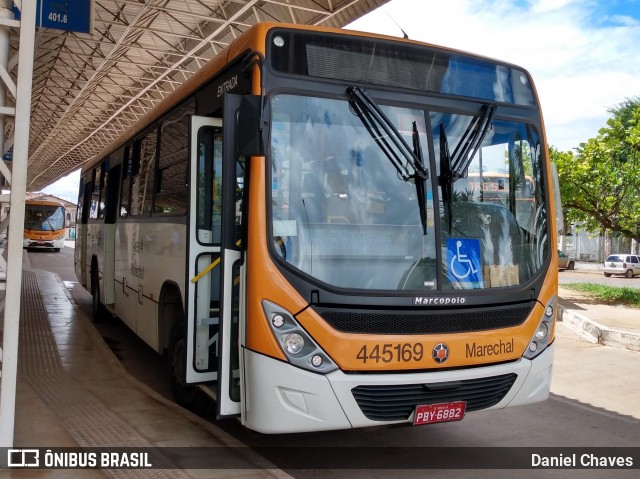 Auto Viação Marechal Brasília 445169 na cidade de Taguatinga, Distrito Federal, Brasil, por Daniel Chaves. Número da foto: #7727786.