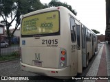 Auto Viação São Braz 21015 na cidade de Curitiba, Paraná, Brasil, por Mayron Cesar  Colaço Teixeira. ID da foto: :id.