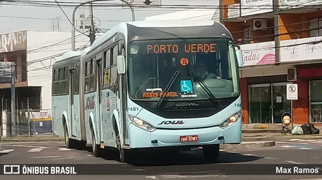 SOUL - Sociedade de Ônibus União Ltda. 7481 na cidade de Porto Alegre, Rio Grande do Sul, Brasil, por Max Ramos. Número da foto: #7732248.