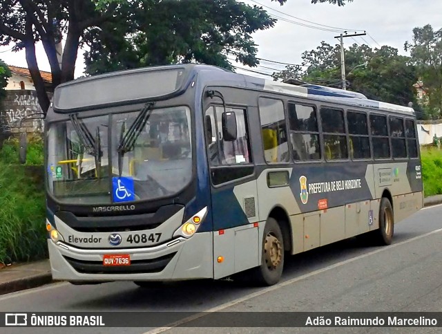 Viação Anchieta 40847 na cidade de Belo Horizonte, Minas Gerais, Brasil, por Adão Raimundo Marcelino. Número da foto: #7733970.