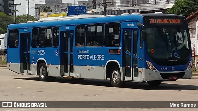 SOPAL - Sociedade de Ônibus Porto-Alegrense Ltda. 6625 na cidade de Porto Alegre, Rio Grande do Sul, Brasil, por Max Ramos. Número da foto: #7732345.