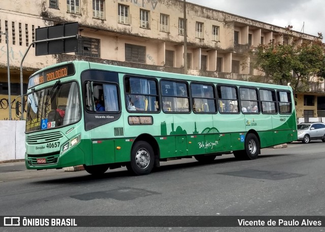 Urca Auto Ônibus 40657 na cidade de Belo Horizonte, Minas Gerais, Brasil, por Vicente de Paulo Alves. ID da foto: 7734509.