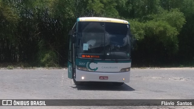 Auto Viação Camurujipe 3051 na cidade de Cruz das Almas, Bahia, Brasil, por Flávio  Santos. Número da foto: #7734946.
