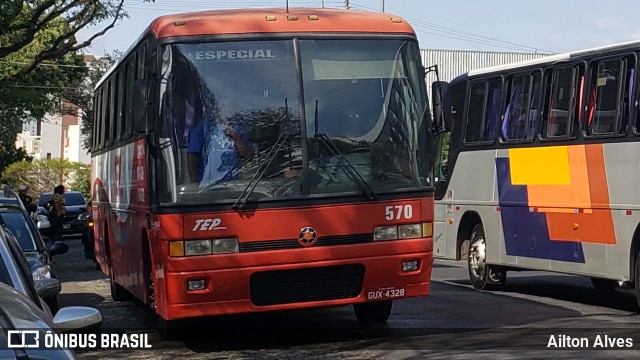 TEP Transporte 570 na cidade de Belo Horizonte, Minas Gerais, Brasil, por Ailton Alves. Número da foto: #7733988.