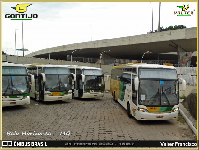 Empresa Gontijo de Transportes 11695 na cidade de Belo Horizonte, Minas Gerais, Brasil, por Valter Francisco. Número da foto: #7731626.