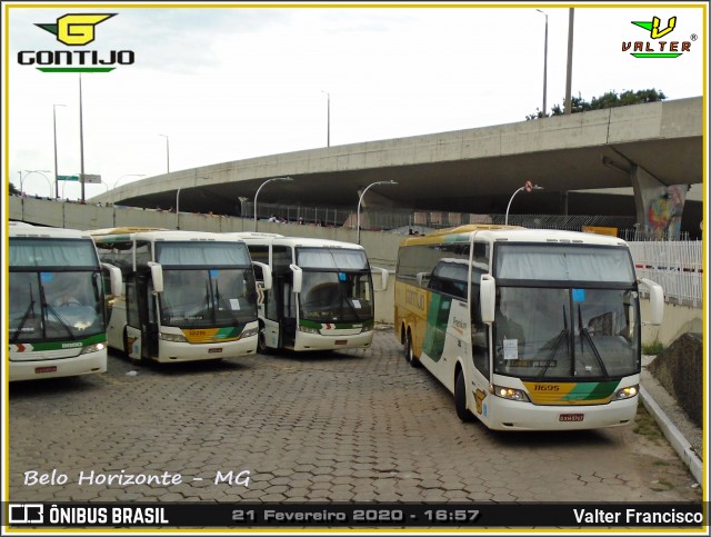 Empresa Gontijo de Transportes 11695 na cidade de Belo Horizonte, Minas Gerais, Brasil, por Valter Francisco. ID da foto: 7731626.