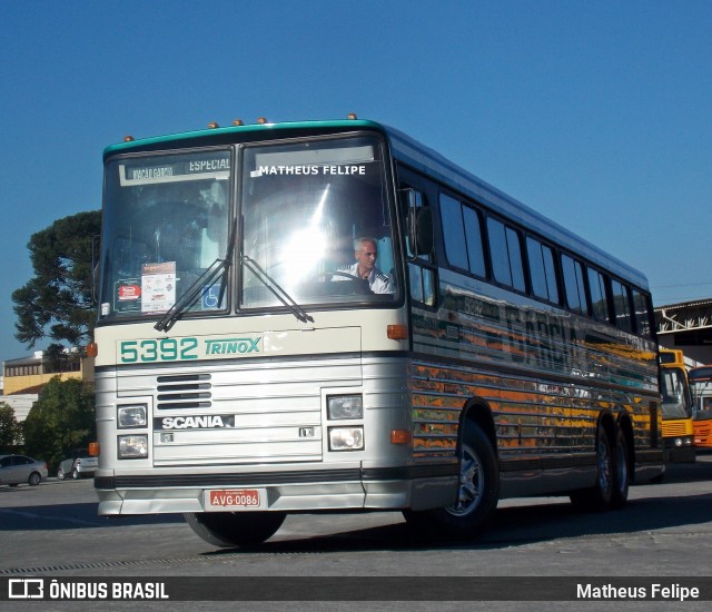 Viação Garcia 5392 na cidade de Curitiba, Paraná, Brasil, por Matheus Felipe. Número da foto: #7734492.