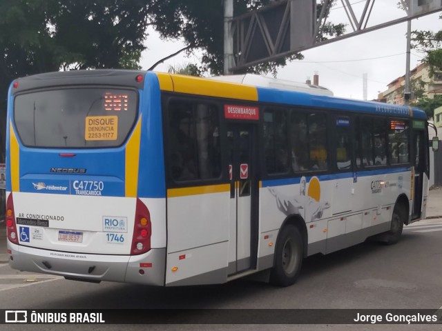 Viação Redentor C47750 na cidade de Rio de Janeiro, Rio de Janeiro, Brasil, por Jorge Gonçalves. Número da foto: #7731987.