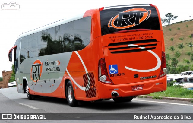 Rapido Tendolini Transporte E Turismo Ltda 10000 na cidade de Aparecida, São Paulo, Brasil, por Rudnei Aparecido da Silva. Número da foto: #7732361.