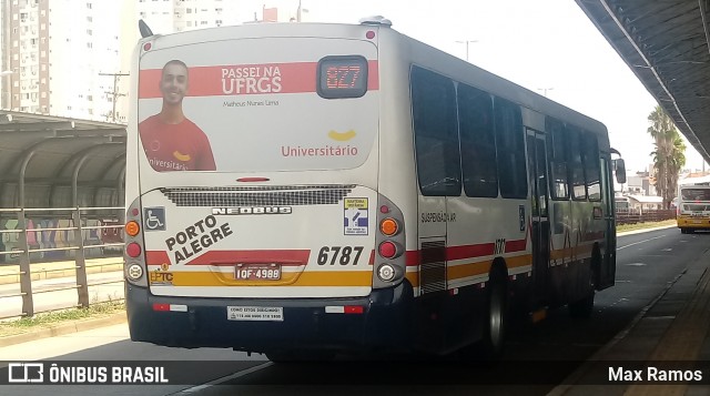 SOPAL - Sociedade de Ônibus Porto-Alegrense Ltda. 6787 na cidade de Porto Alegre, Rio Grande do Sul, Brasil, por Max Ramos. Número da foto: #7735529.