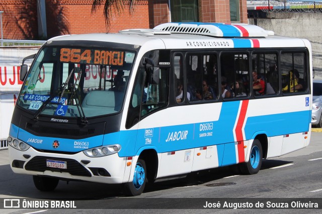 Auto Viação Jabour D86063 na cidade de Rio de Janeiro, Rio de Janeiro, Brasil, por José Augusto de Souza Oliveira. Número da foto: #7737154.