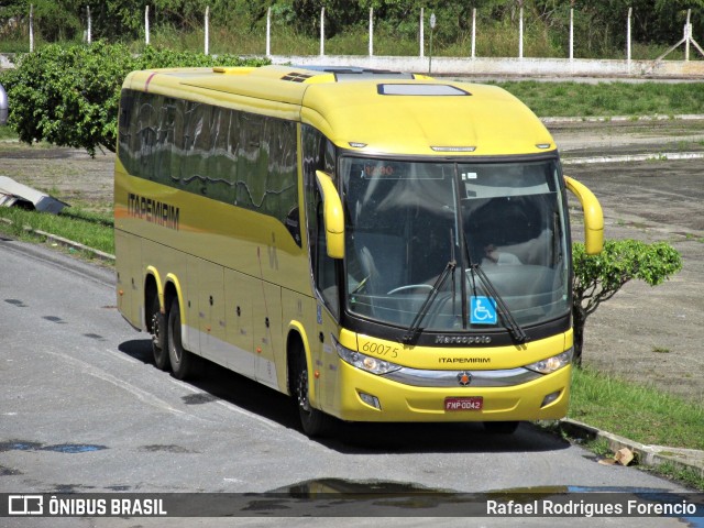 Viação Itapemirim 60075 na cidade de Aracaju, Sergipe, Brasil, por Rafael Rodrigues Forencio. Número da foto: #7736238.