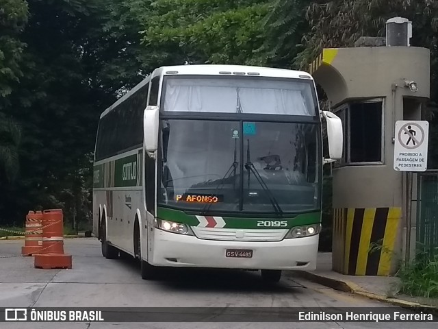 Empresa Gontijo de Transportes 20195 na cidade de São Paulo, São Paulo, Brasil, por Edinilson Henrique Ferreira. ID da foto: 7737194.