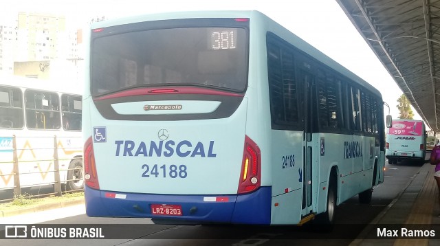 Transcal Sul Transportes Coletivos 24188 na cidade de Porto Alegre, Rio Grande do Sul, Brasil, por Max Ramos. Número da foto: #7735516.