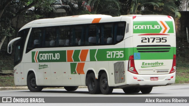 Empresa Gontijo de Transportes 21735 na cidade de Taubaté, São Paulo, Brasil, por Alex Ramos Ribeiro. Número da foto: #7738405.