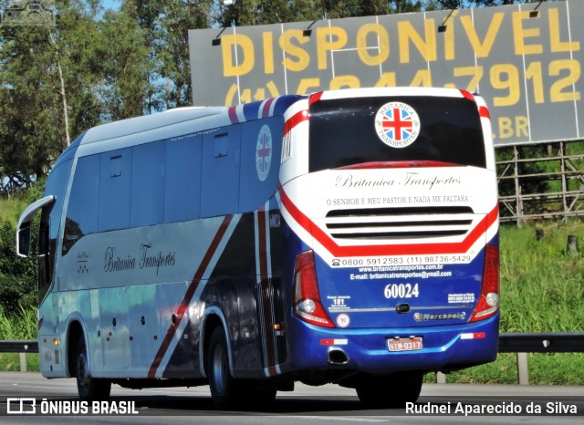 Británica Transportes 60024 na cidade de Mairinque, São Paulo, Brasil, por Rudnei Aparecido da Silva. Número da foto: #7735071.