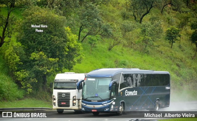 Viação Cometa 719544 na cidade de Santana de Parnaíba, São Paulo, Brasil, por Michael  Alberto Vieira. ID da foto: 7735379.