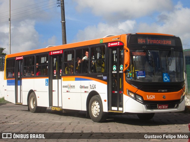 Itamaracá Transportes 1.624 na cidade de Recife, Pernambuco, Brasil, por Gustavo Felipe Melo. Número da foto: #7738240.