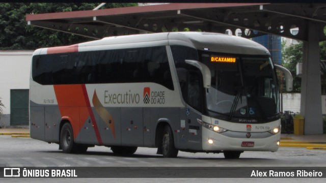 Viação Cidade do Aço RJ 174.159 na cidade de Resende, Rio de Janeiro, Brasil, por Alex Ramos Ribeiro. Número da foto: #7738223.