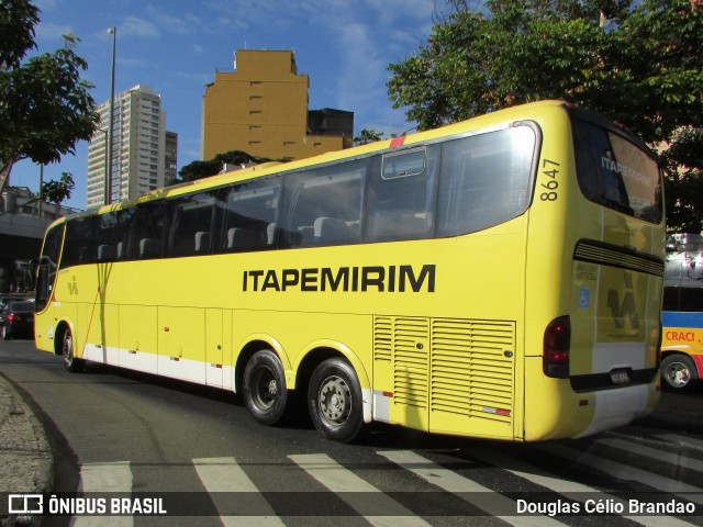 Viação Itapemirim 8647 na cidade de Belo Horizonte, Minas Gerais, Brasil, por Douglas Célio Brandao. ID da foto: 7736255.