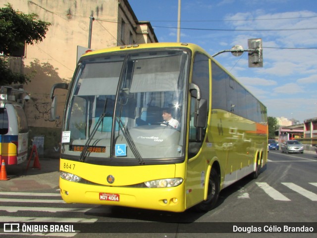 Viação Itapemirim 8647 na cidade de Belo Horizonte, Minas Gerais, Brasil, por Douglas Célio Brandao. ID da foto: 7736252.