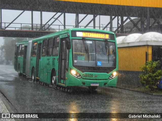 Viação Cidade Sorriso GB609 na cidade de Curitiba, Paraná, Brasil, por Gabriel Michalski. ID da foto: 7736895.