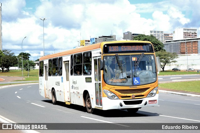 Auto Viação Marechal Brasília 443166 na cidade de Brasília, Distrito Federal, Brasil, por Eduardo Ribeiro. Número da foto: #7736617.