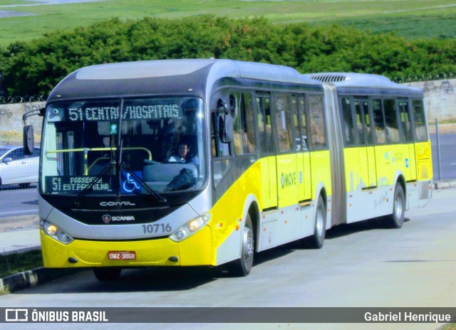 São Dimas Transportes 10716 na cidade de Belo Horizonte, Minas Gerais, Brasil, por Gabriel Henrique. ID da foto: 7736212.