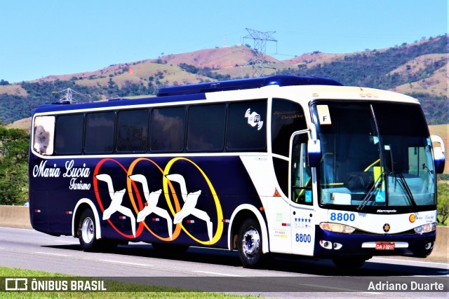 Maria Lúcia Turismo 8800 na cidade de Roseira, São Paulo, Brasil, por Adriano Duarte. Número da foto: #7738670.
