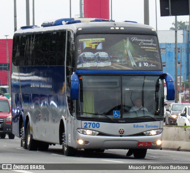 Edson Turismo 2700 na cidade de São Paulo, São Paulo, Brasil, por Moaccir  Francisco Barboza. Número da foto: #7739018.