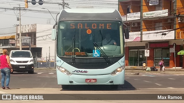 SOUL - Sociedade de Ônibus União Ltda. 7472 na cidade de Porto Alegre, Rio Grande do Sul, Brasil, por Max Ramos. Número da foto: #7740084.