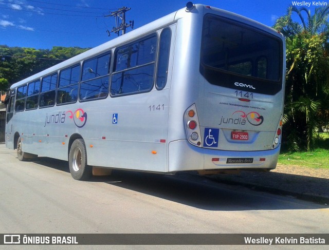 Jundiá Transportadora Turistica 1141 na cidade de Mairinque, São Paulo, Brasil, por Weslley Kelvin Batista. Número da foto: #7740190.