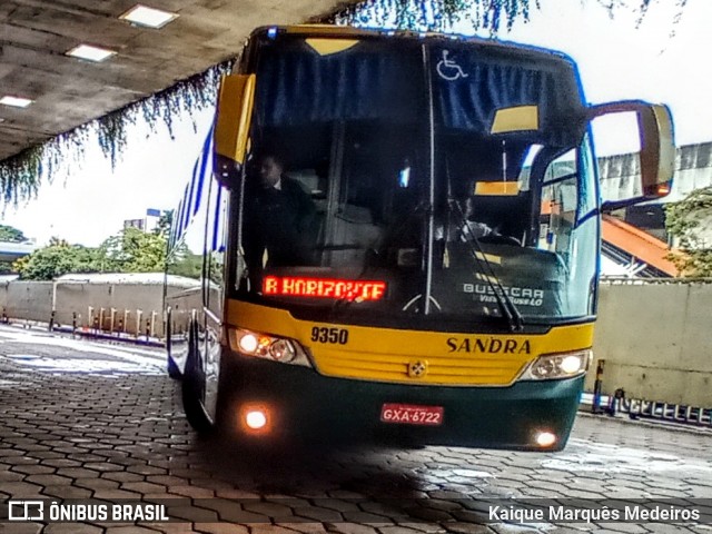 Viação Sandra 9350 na cidade de Belo Horizonte, Minas Gerais, Brasil, por Kaique Marquês Medeiros . ID da foto: 7740706.