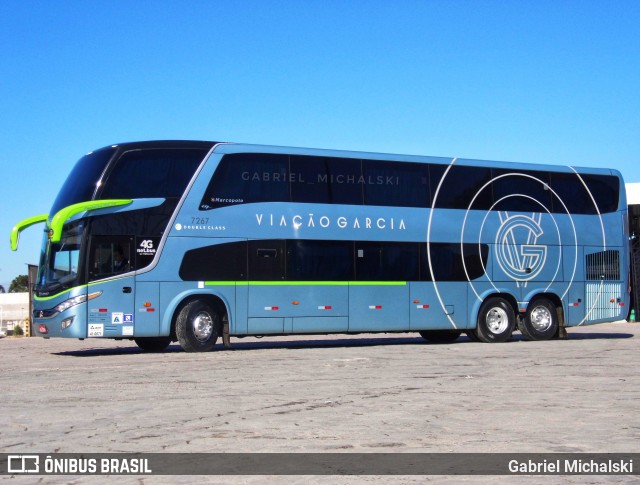 Viação Garcia 7267 na cidade de Curitiba, Paraná, Brasil, por Gabriel Michalski. Número da foto: #7741161.
