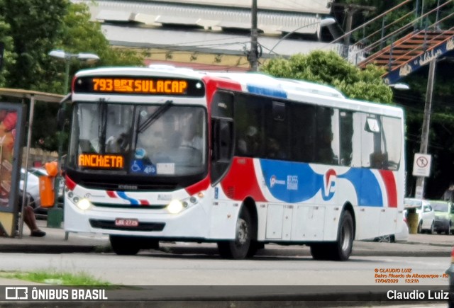 Viação Pavunense B32655 na cidade de Rio de Janeiro, Rio de Janeiro, Brasil, por Claudio Luiz. ID da foto: 7740013.