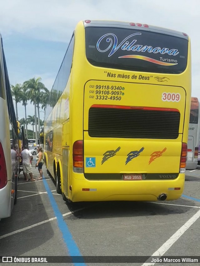 Vilanova Turismo 3009 na cidade de Aparecida, São Paulo, Brasil, por João Marcos William. Número da foto: #7741432.